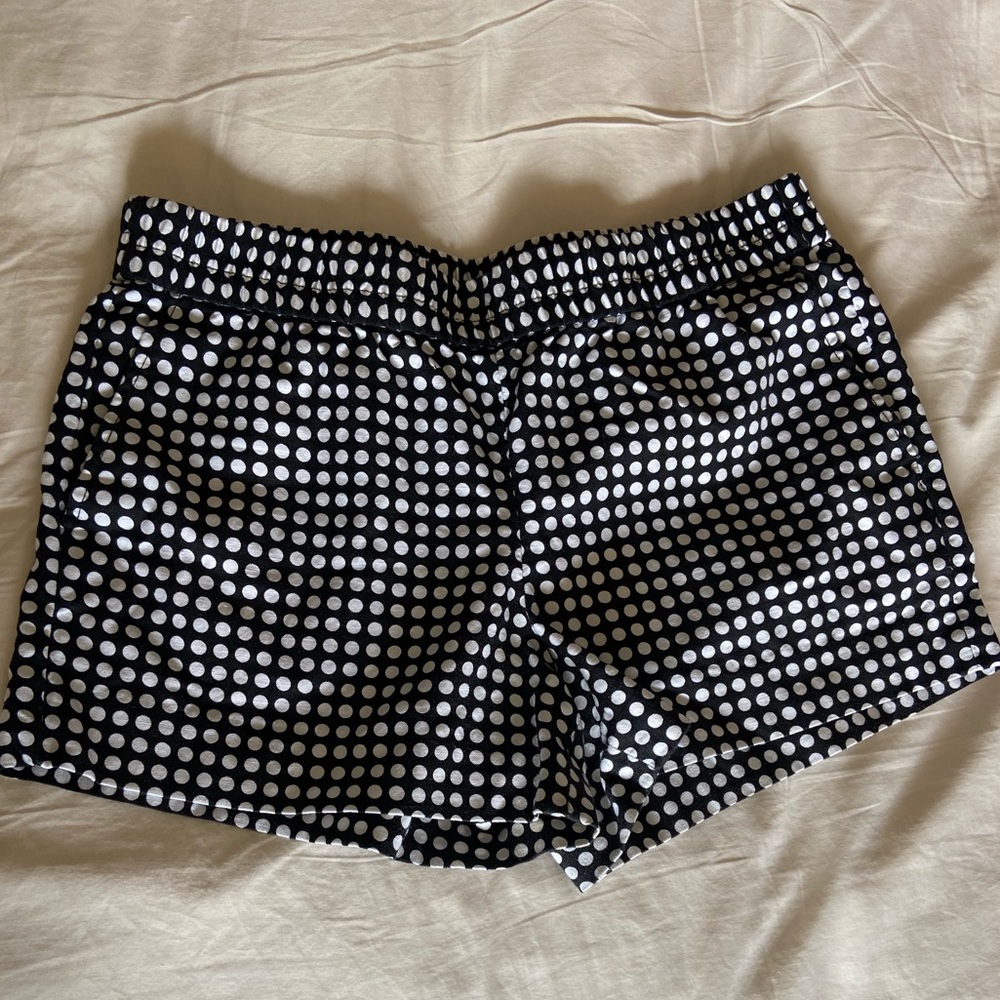 J Crew back and white shorts size 8